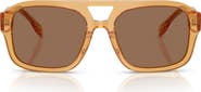 Tory Burch 53mm Gradient Pilot Sunglasses