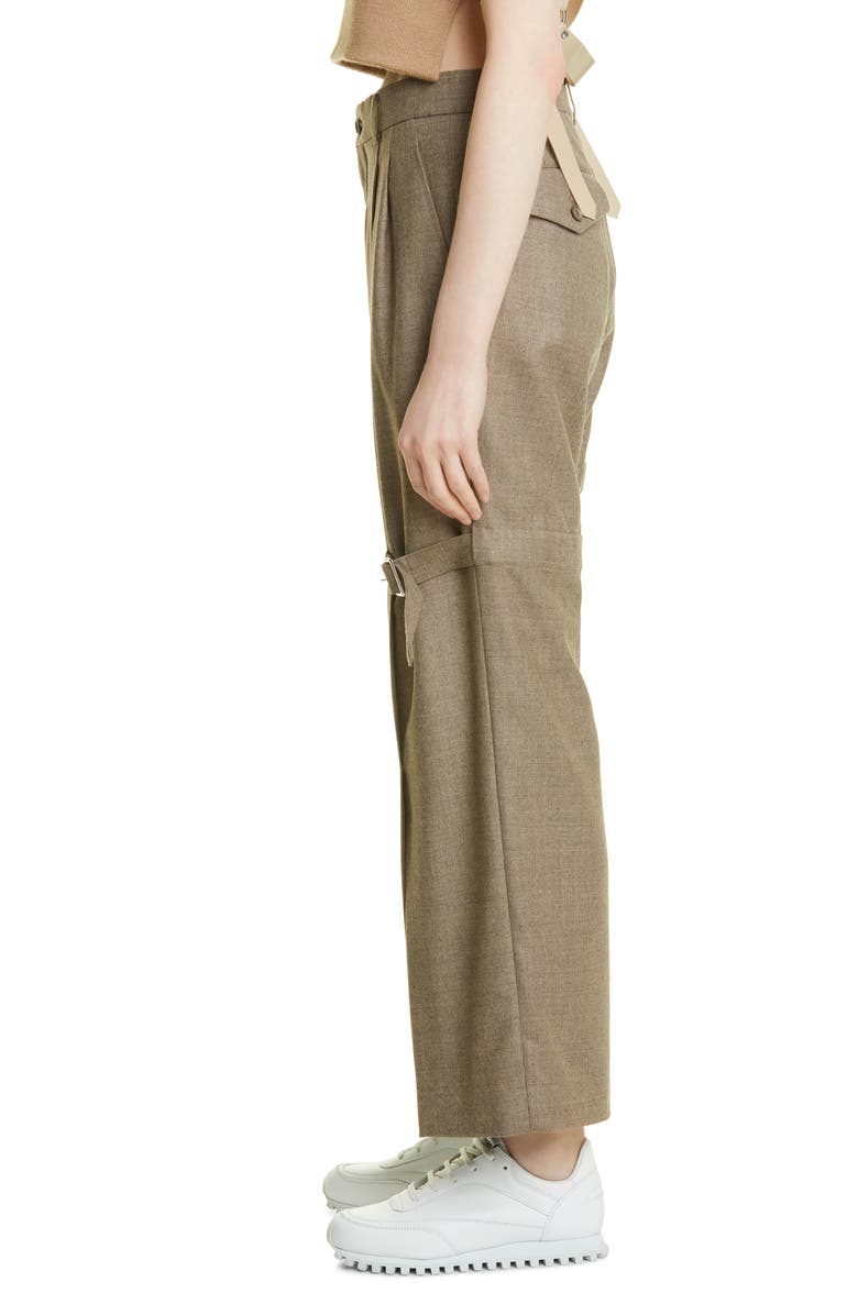 Noir Kei Ninomiya Women's Wool Gabardine Pants, Alternate, color,