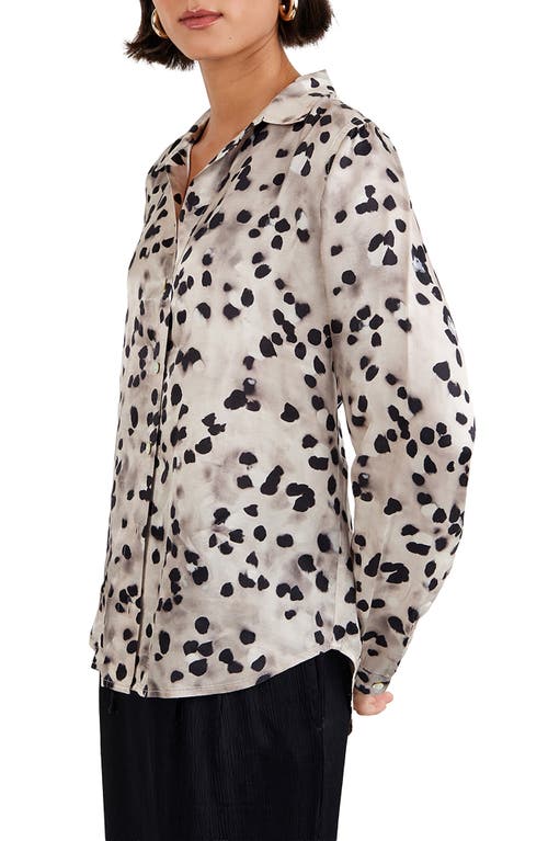 Bella Dahl Print Button-up Shirt In Neutral