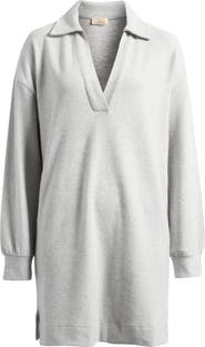 Faherty Legend Hudson Long Sleeve Polo Sweater Dress