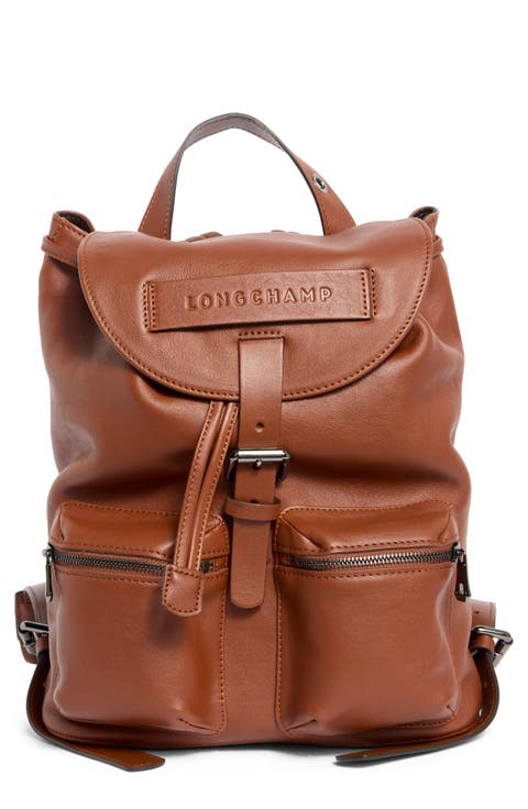 Small 3D Leather Backpack