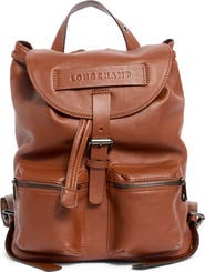 Longchamp Small 3D Leather Backpack