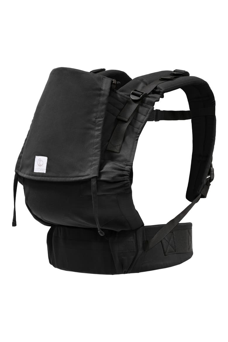 Limas Flex Organic Cotton Baby Carrier, Main, color, BLACK