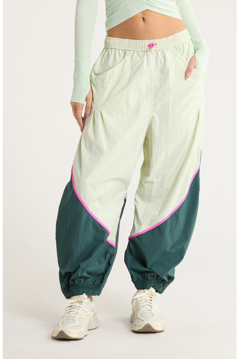 FP Movement Freeflow Colorblock Joggers, Main, color, SPRING MEADOW COMBO