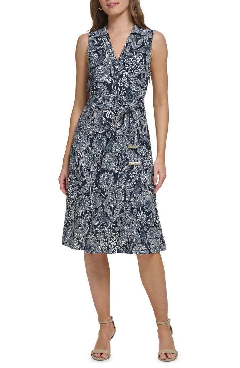 Tommy Hilfiger Parakeet Park Shirtdress, Main, color,