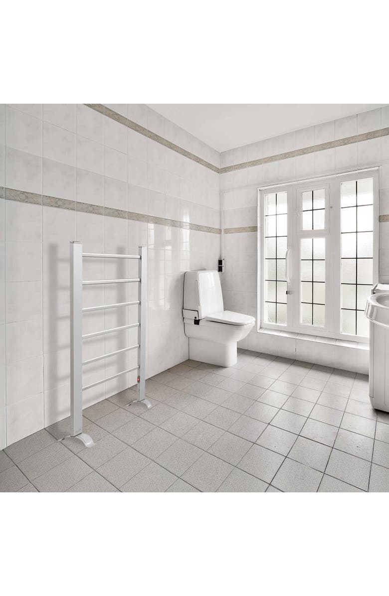 PURSONIC 6-Bar Electric Towel Warmer, Alternate, color, Silver