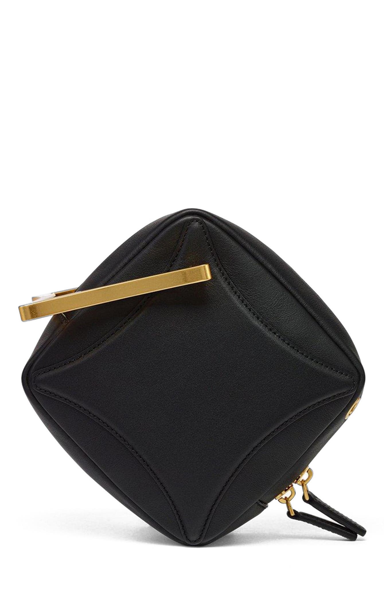 MCM Diamond Logo Crossbody in Calf Leather, Alternate, color, 