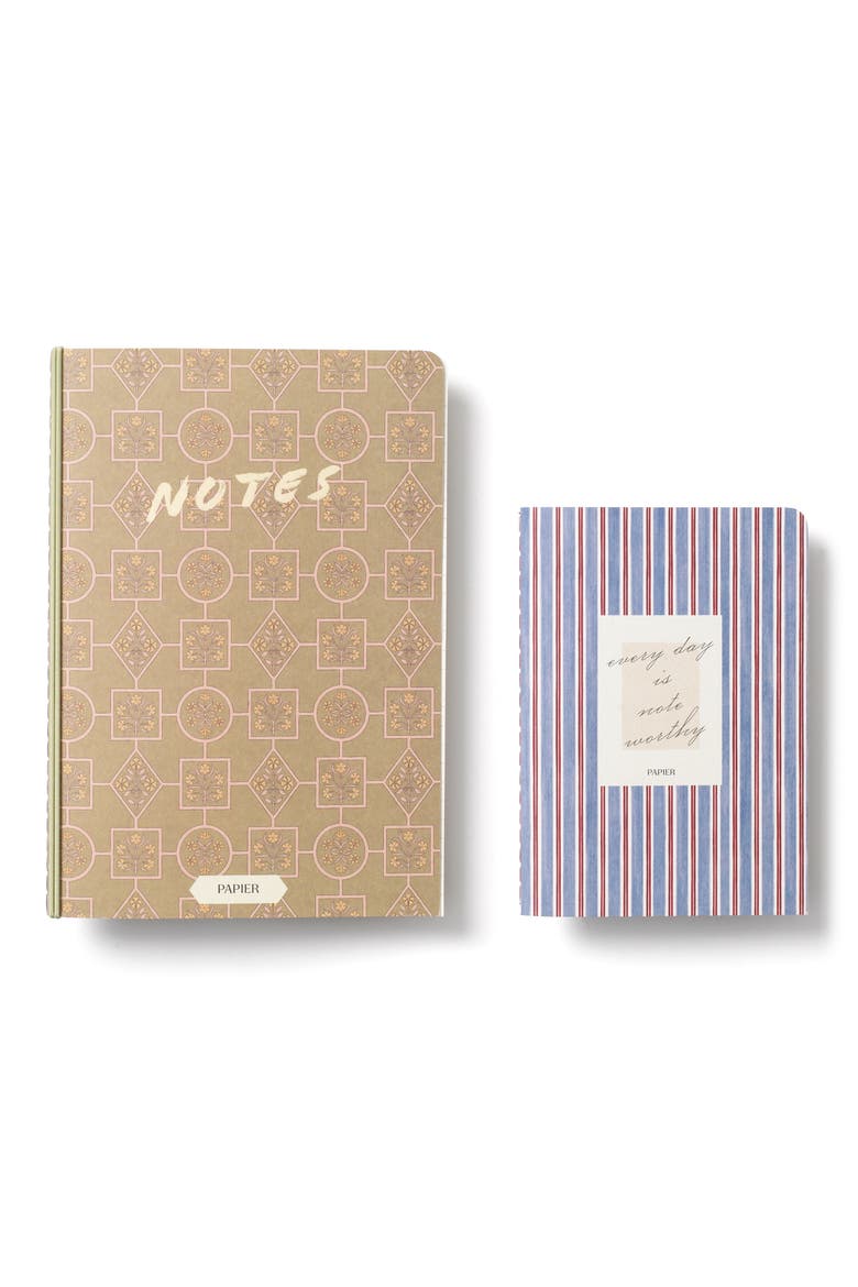 Stripes 2-Pack Softcover Notebooks, Alternate, color, OPEN MISCELLANEOUS
