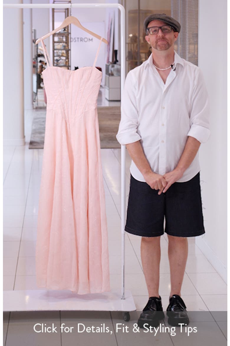 Esme Fil Coupé Chiffon Gown video