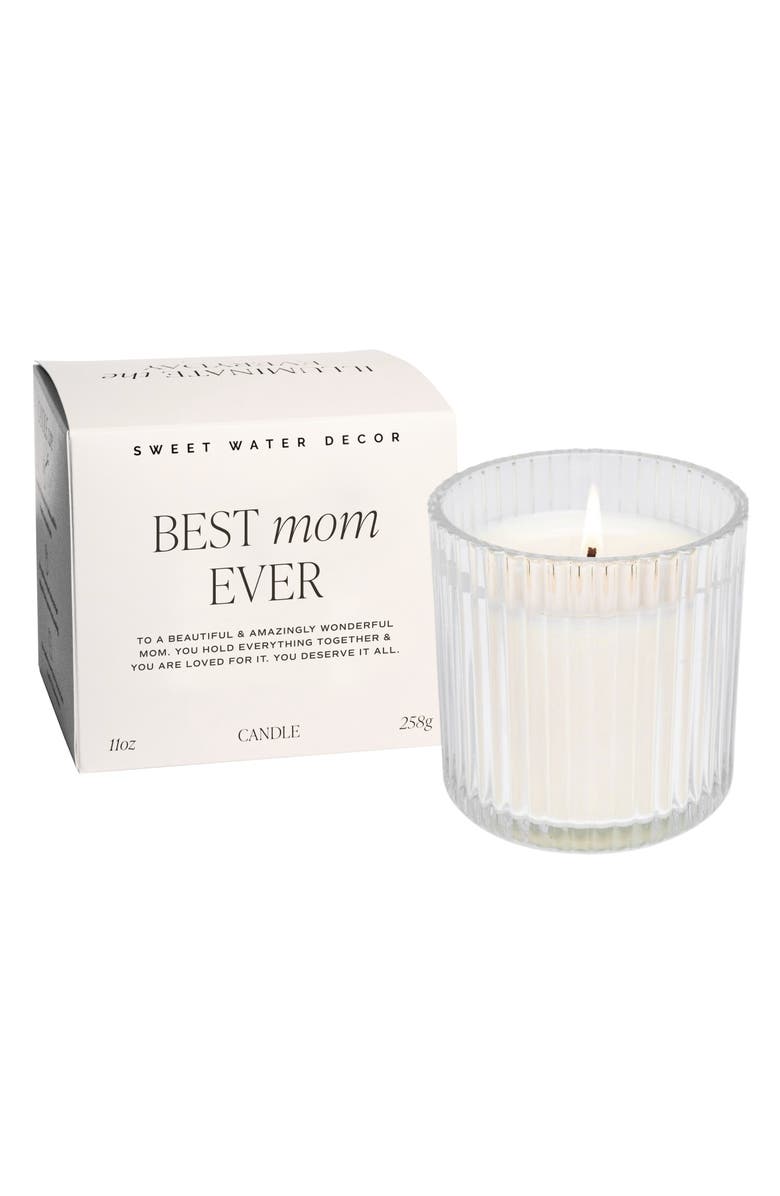 SWEET WATER DECOR BEST MOM EVER BOXED CANDLE, Main, color, 