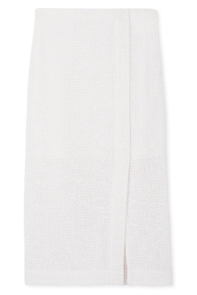 Open Weave Tweed Skirt, Alternate, color, IV00 IVORY