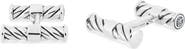 David Yurman Cable Elongated Cuff Links in Sterling Silver, 22mm