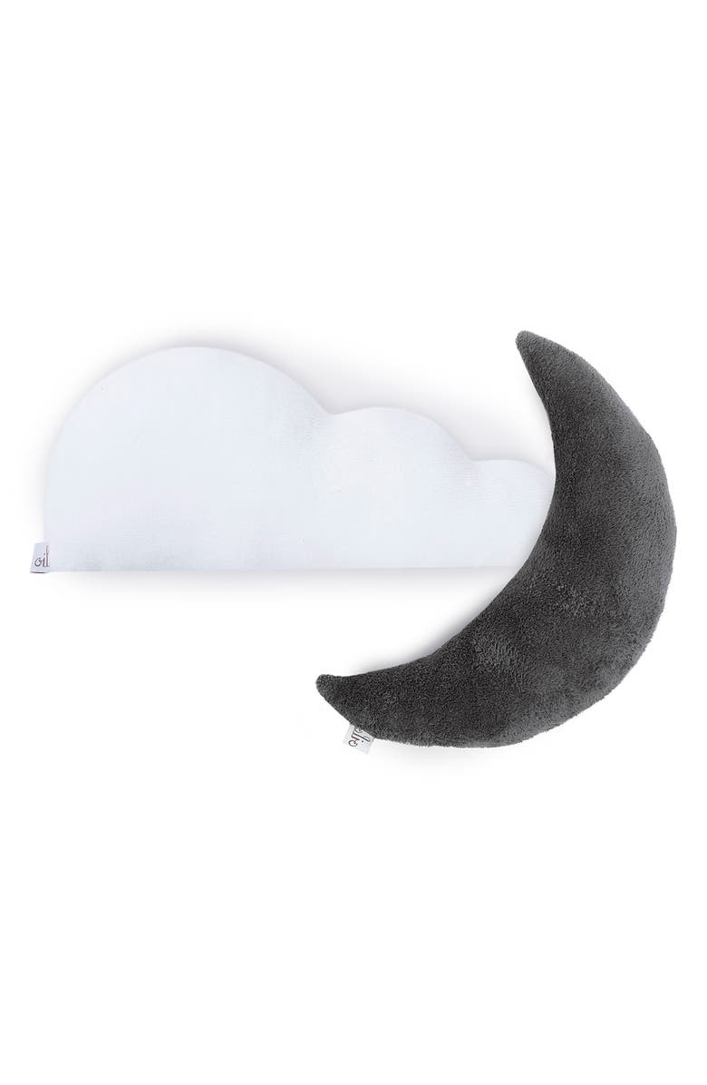 Oilo Cloud & Moon Dream Pillow Set, Main, color, Pewter