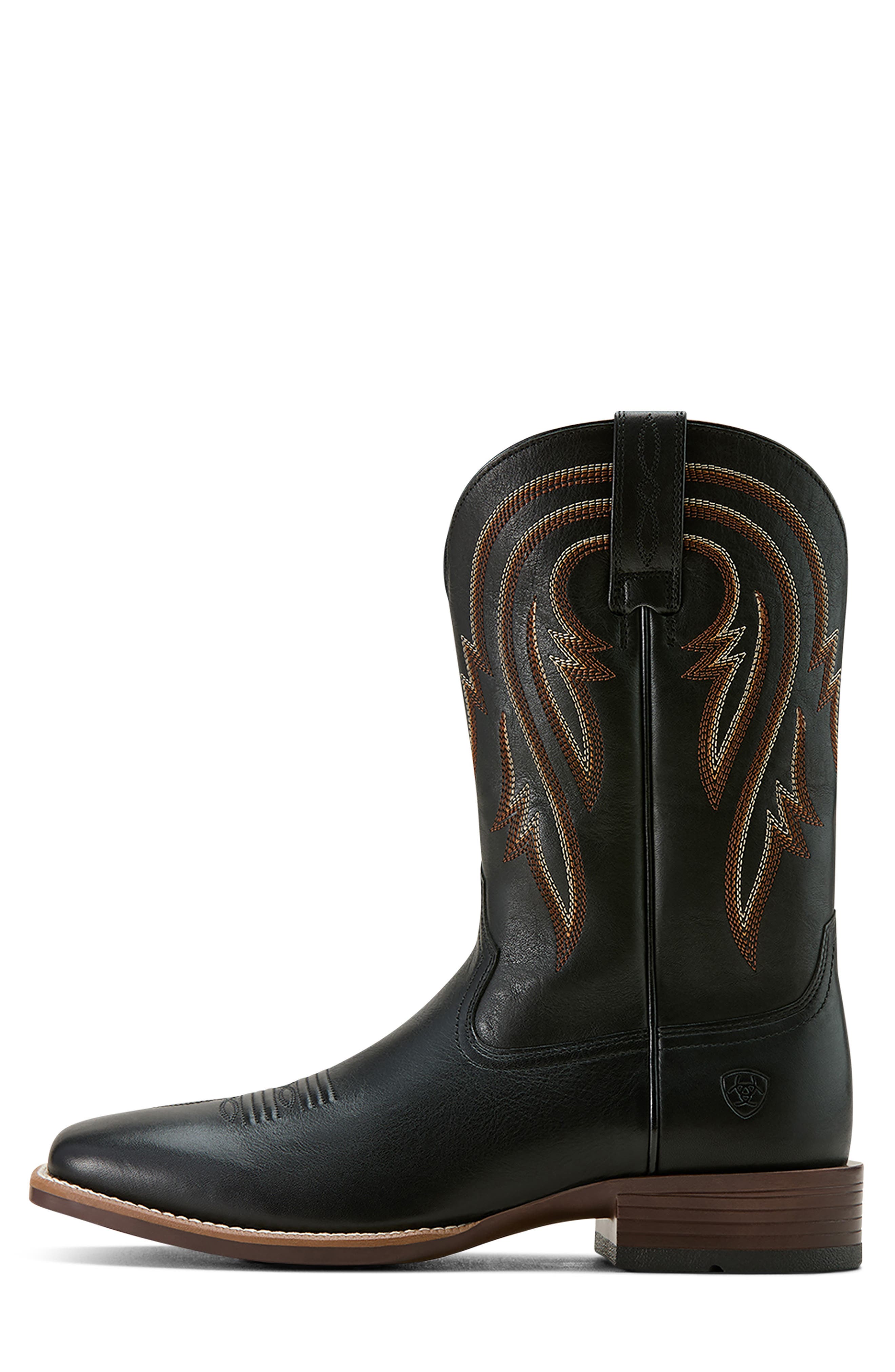 Ariat Plano Cowboy Boot, Alternate, color, Supple Black