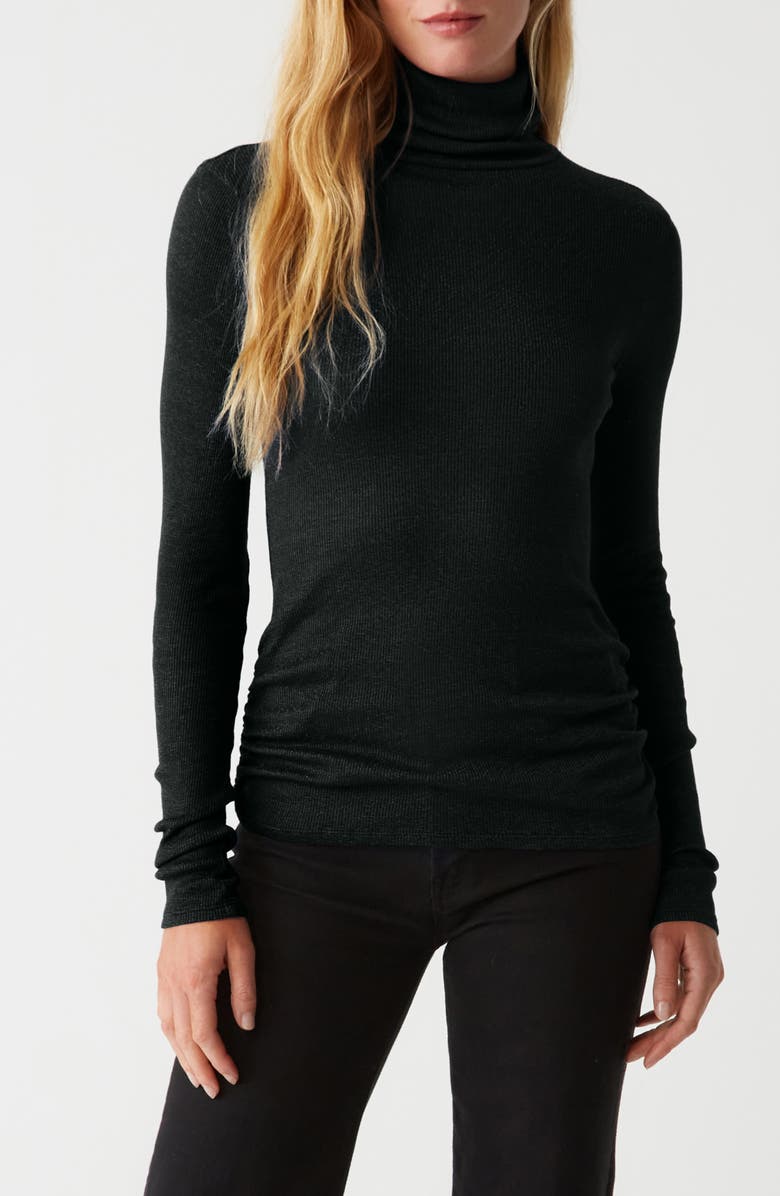 Michael Stars Nessa Turtleneck Rib Top, Main, color, 