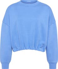 nuuds Cinch Waist Fleece Sweatshirt