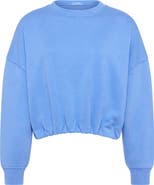 nuuds Cinch Waist Fleece Sweatshirt