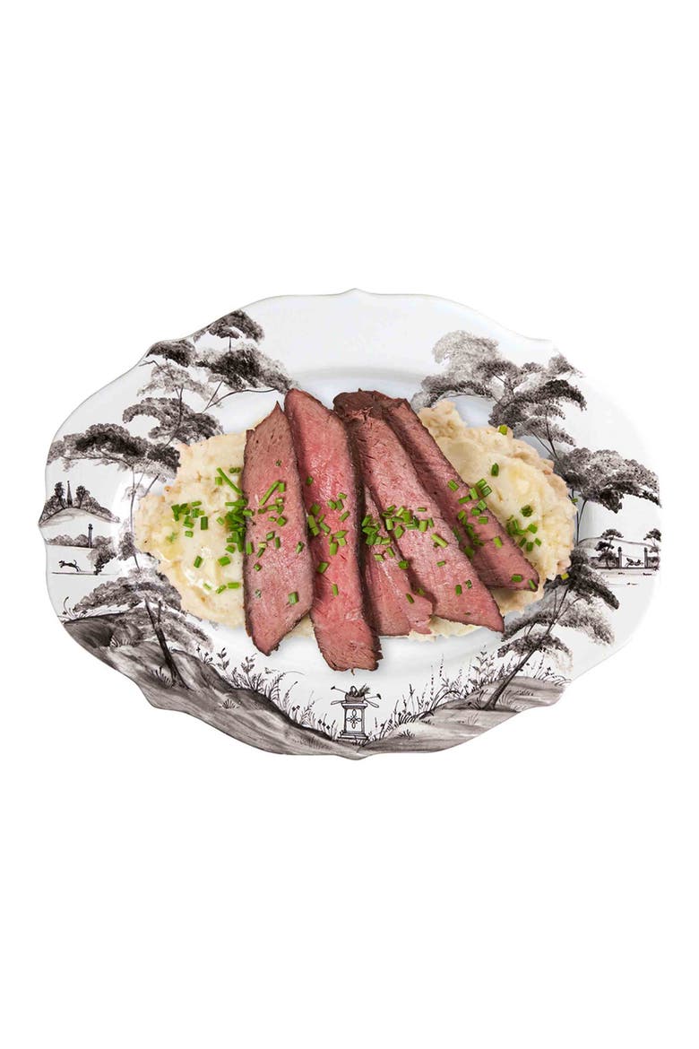 Country Estate Platter, Alternate, color, FLINT GREY