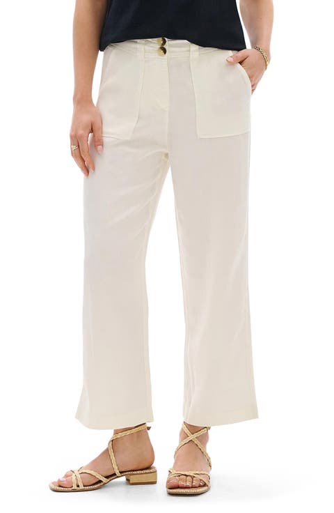Whisper White Wide Leg Pants