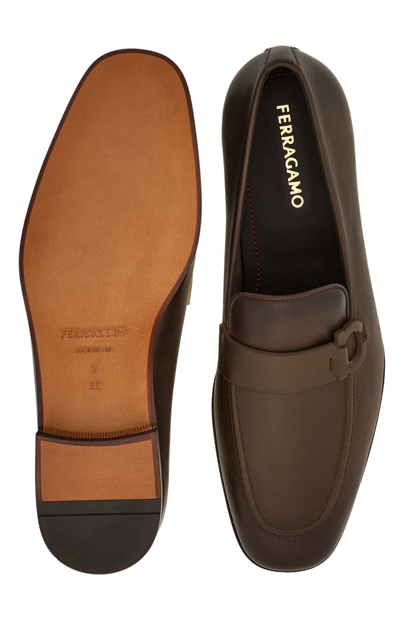 FERRAGAMO Bonny Loafer, Alternate, color, Concrete