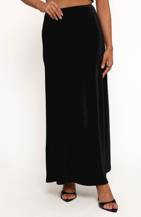 Women's Velvet Maxi Skirts | Nordstrom Women's Velvet Maxi Skirts | Nordstrom