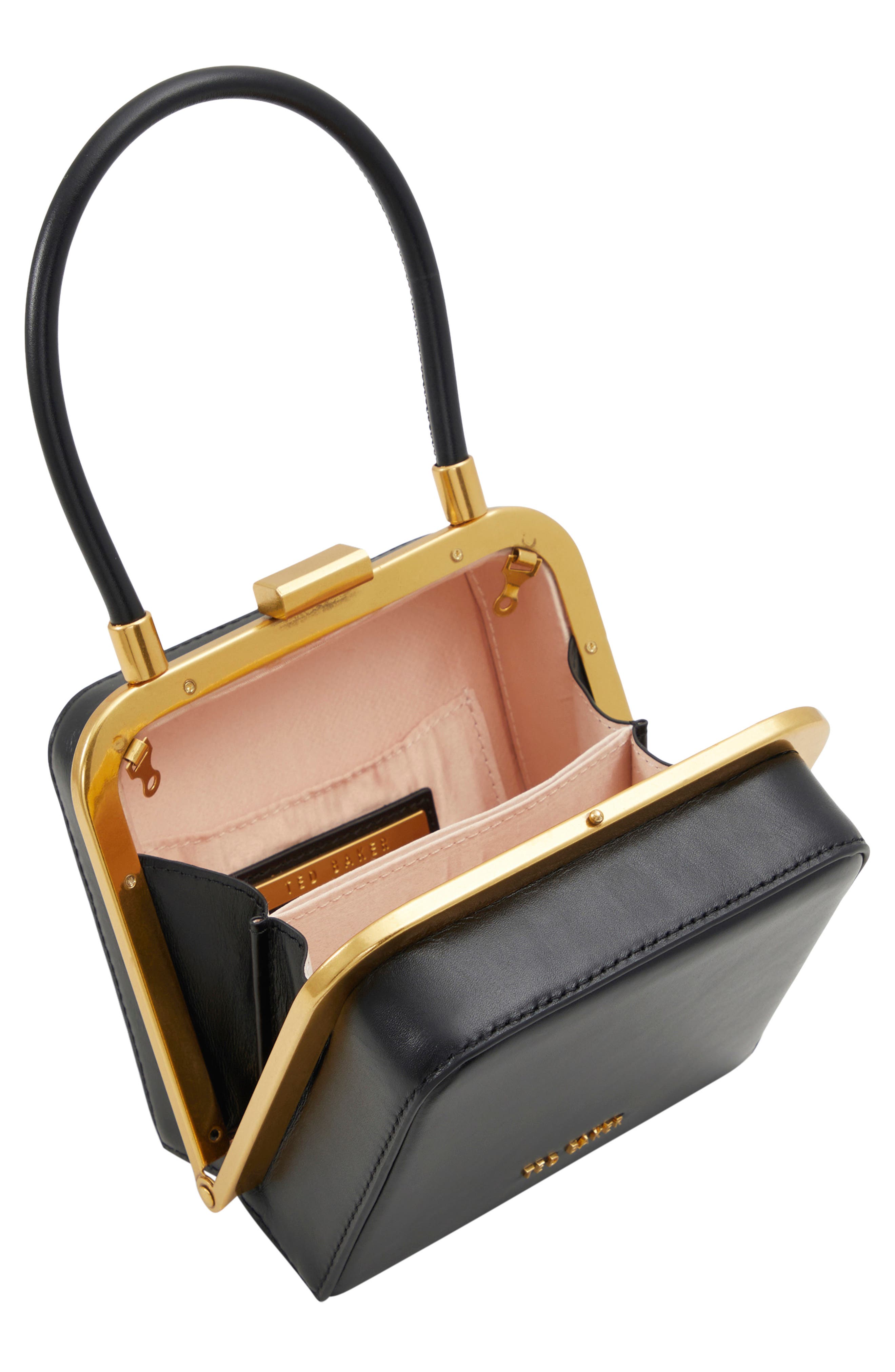 Khloe Frame Clutch, Alternate, color, OXFORD