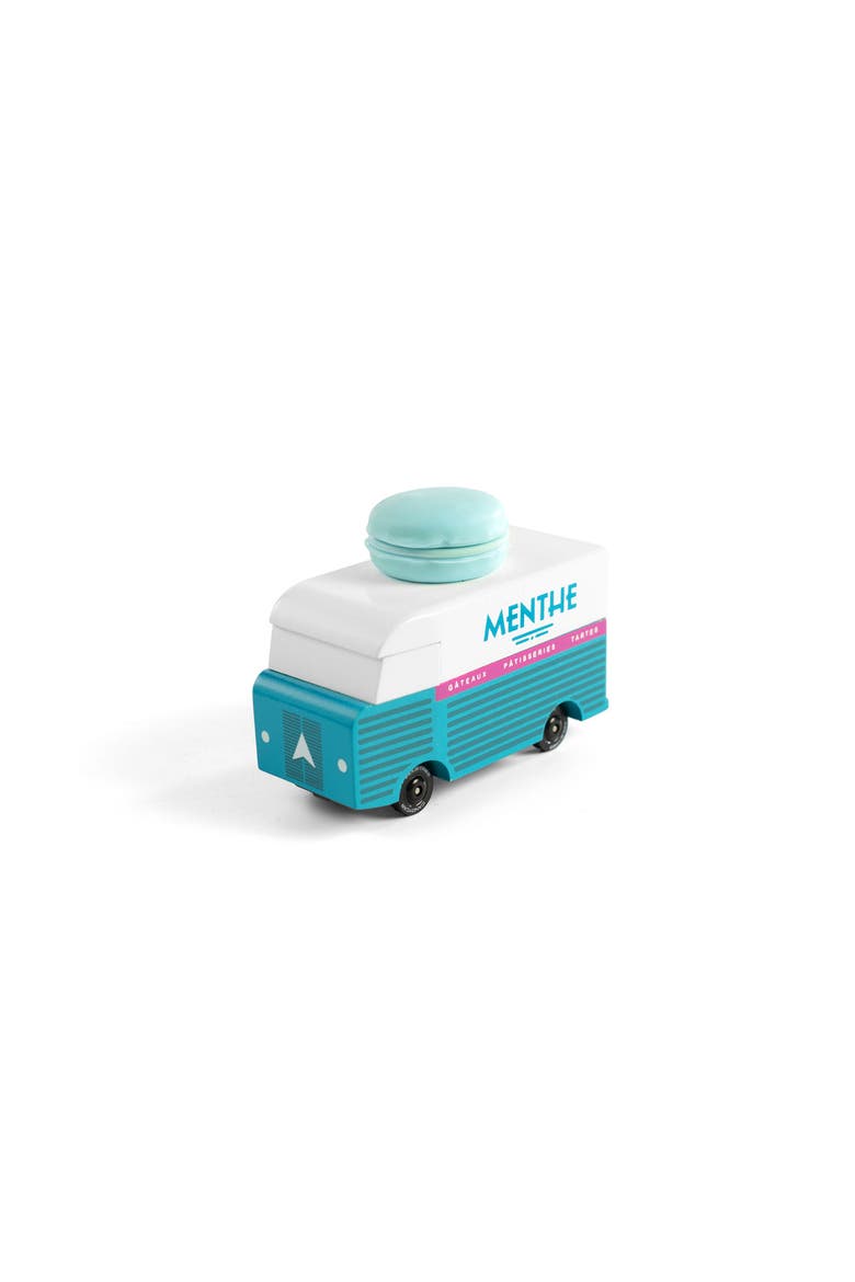 Blue Macaron Van, Alternate, color, Multi