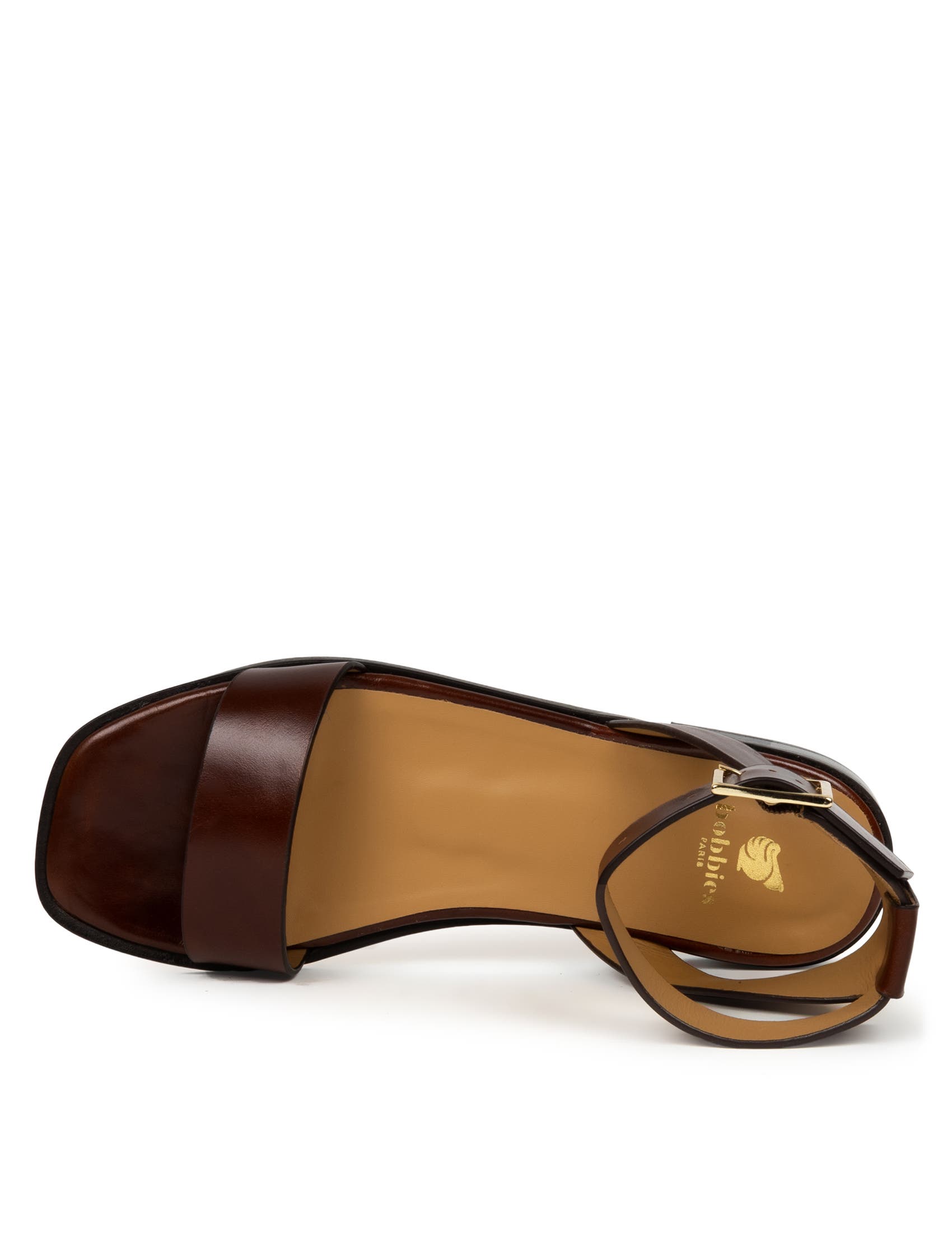 Nalini Flat Sandals, Alternate, color, Chestnut