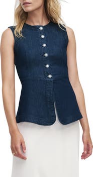 Favorite Daughter The Clocking In Denim Vest