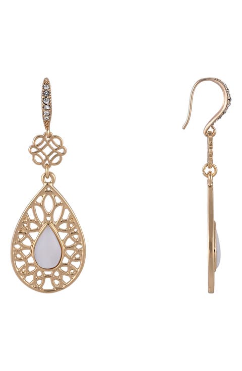 Filigree Teardrop Earrings