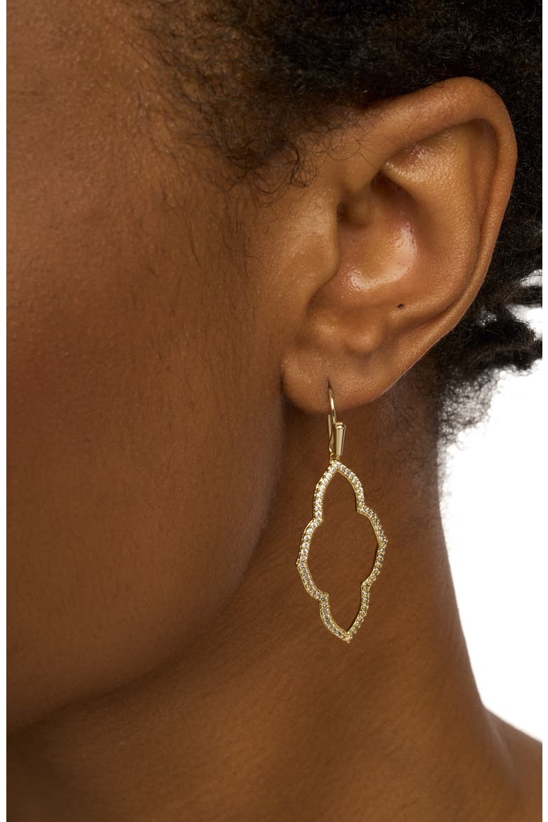Small Abbie Drop Earrings, Alternate, color, GOLD METAL