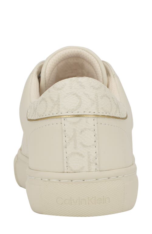 Shop Calvin Klein Charie Sneaker In Ivory