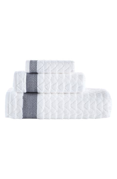 Herringbone 3-Piece Towel Set