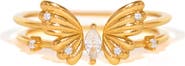 Girls Crew Perfect Fit Butterfly Ring Set
