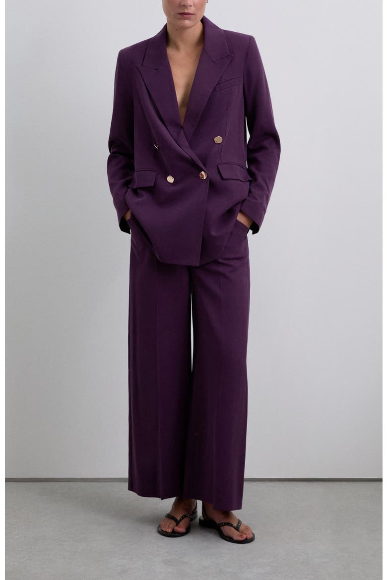 Purple Blazer, Alternate, color, Purple