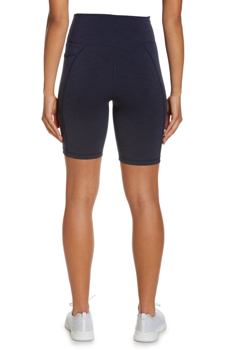 Super Sculpt Pocket Bike Shorts, Alternate, color, NAVY BLUE