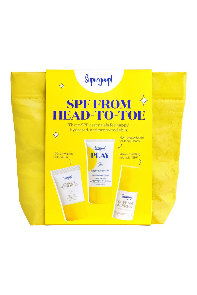 Supergoop! SPF From Head-to-Toe Sunscreen Set, Alternate, color, NO COLOR
