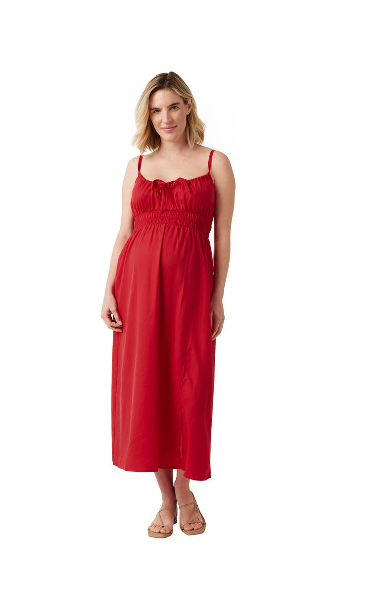 Ingrid & Isabel STRAPPY VERSATILE MIDI DRESS, Main, color, Red