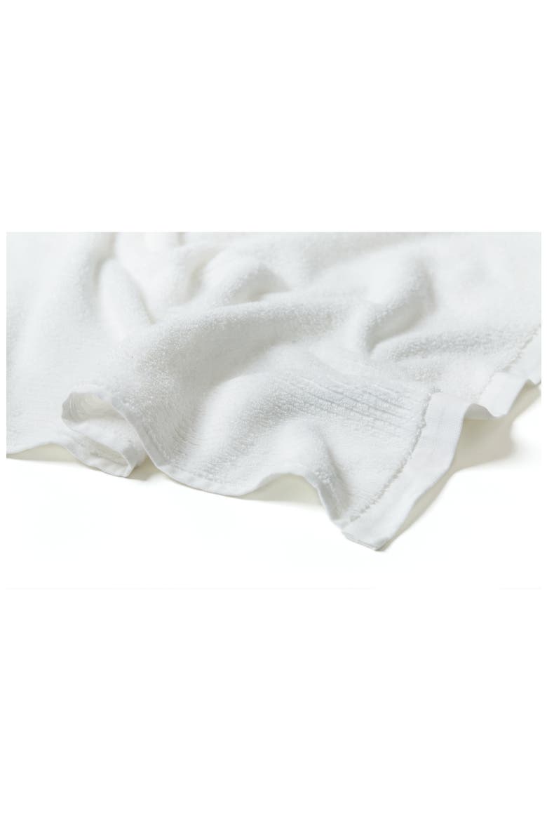 Temescal Ribbed Organic Cotton Washcloth, Alternate, color, ALPINE WHITE