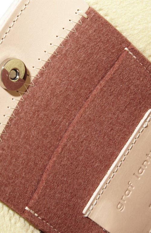 Graf & Lantz Graf Lantz Jaunt Merino Wool Midi Tote In Terracotta/limoncello