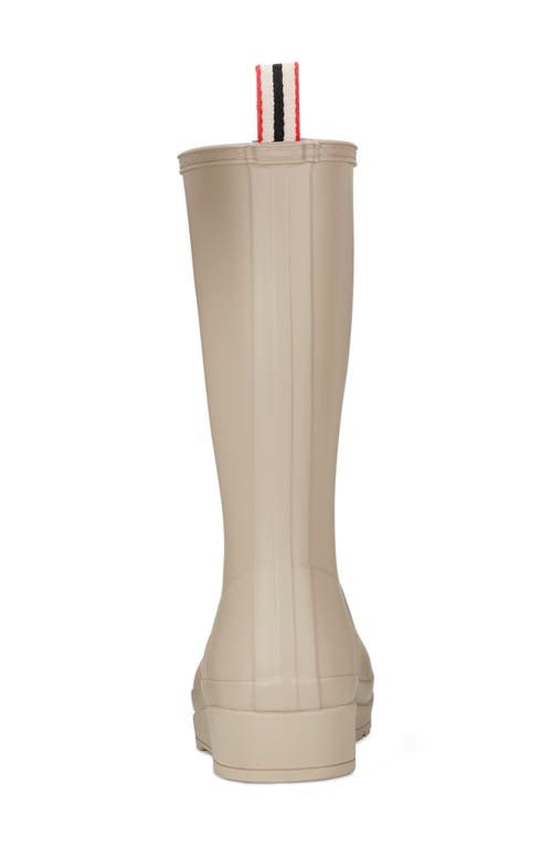 Shop Hunter Original Play Tall Waterproof Rain Boot In Blush Beige