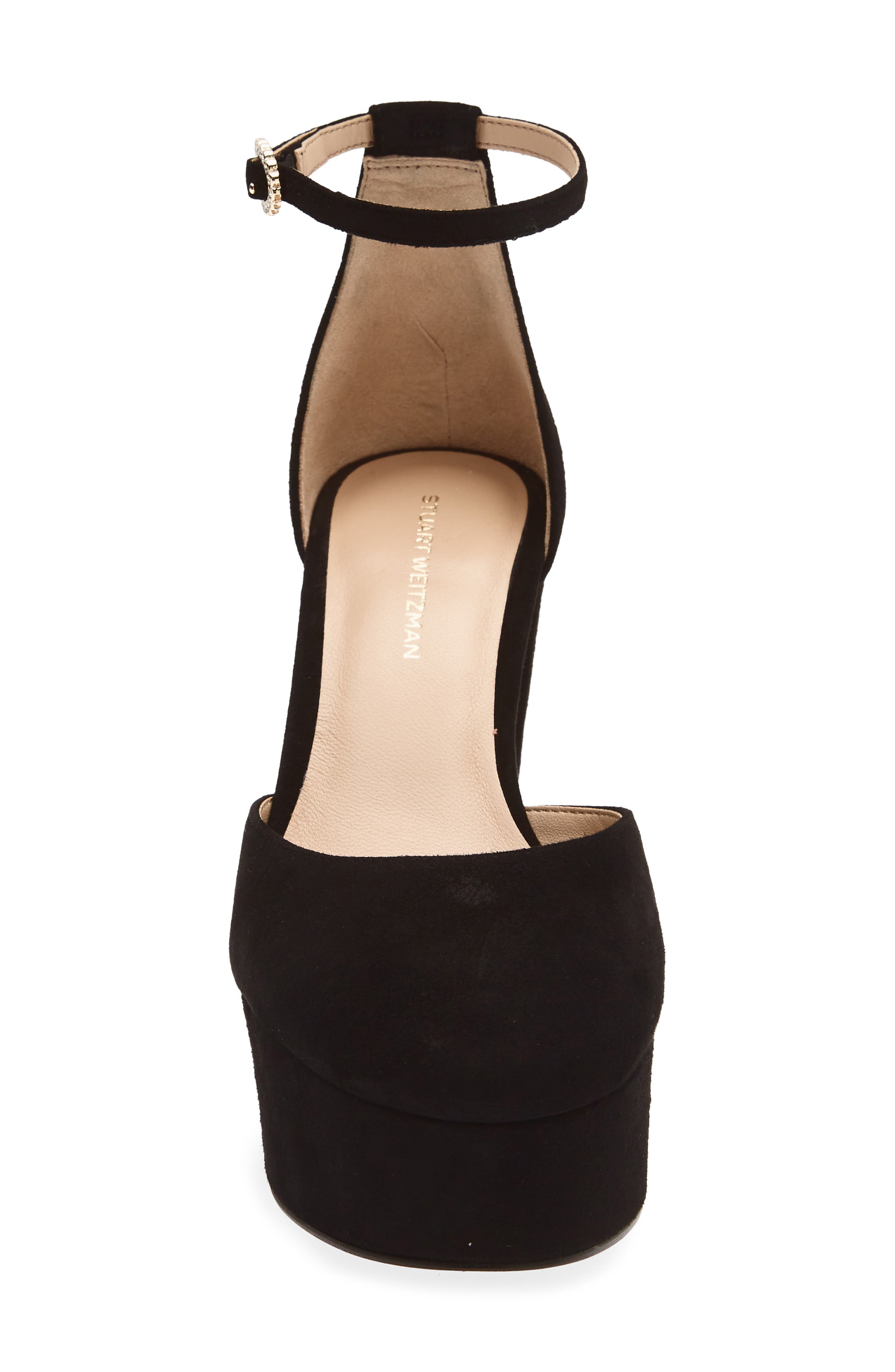 Ginger Platform Pump, Alternate, color, BLACK SUEDE