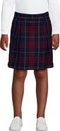 Lands' End School Uniform Girls Plaid Skort Top of Knee