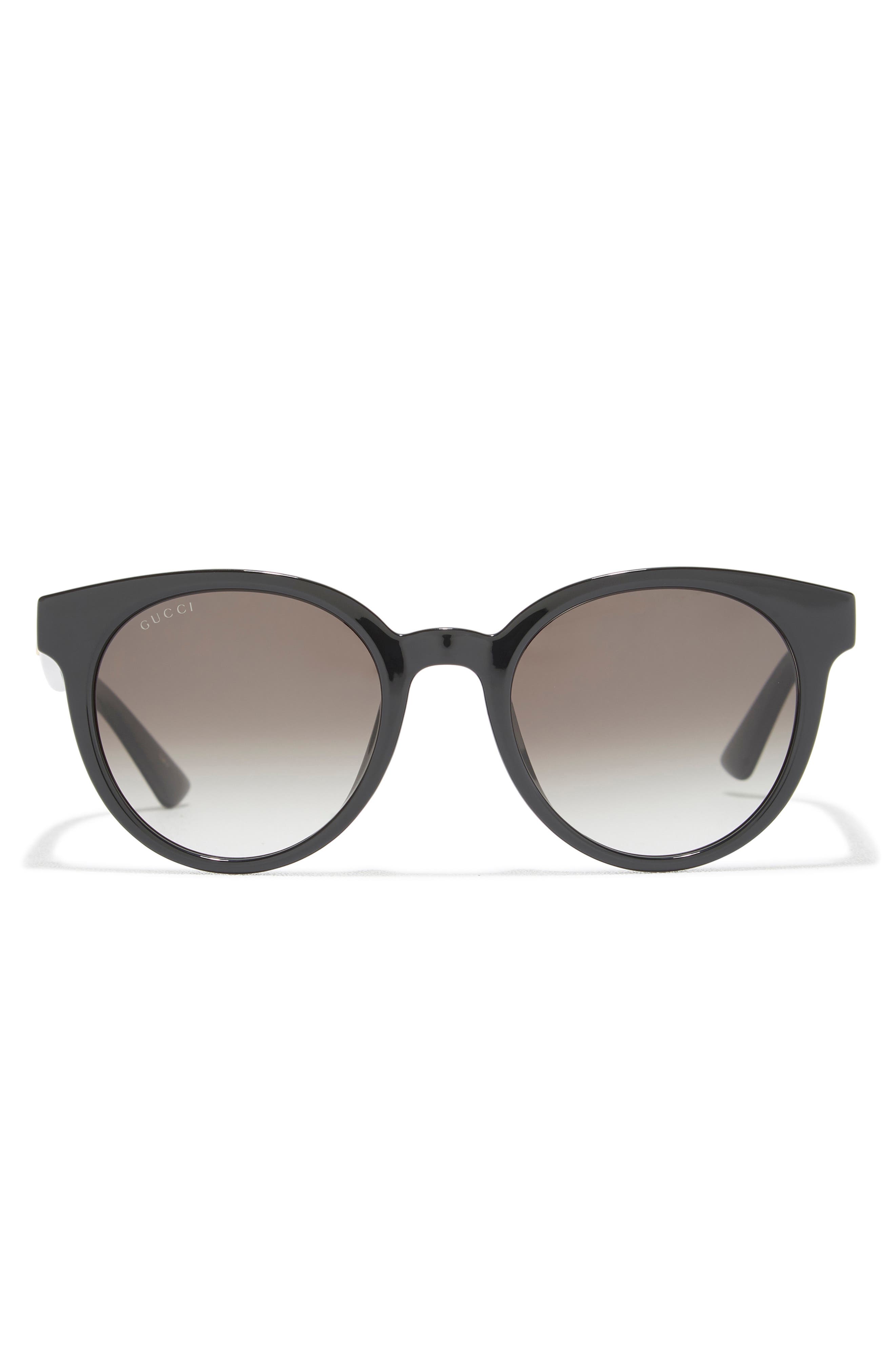 Gucci 53mm Gradient Round Sunglasses