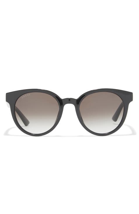 53mm Gradient Round Sunglasses