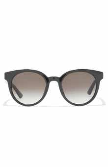 Gucci 53mm Gradient Round Sunglasses