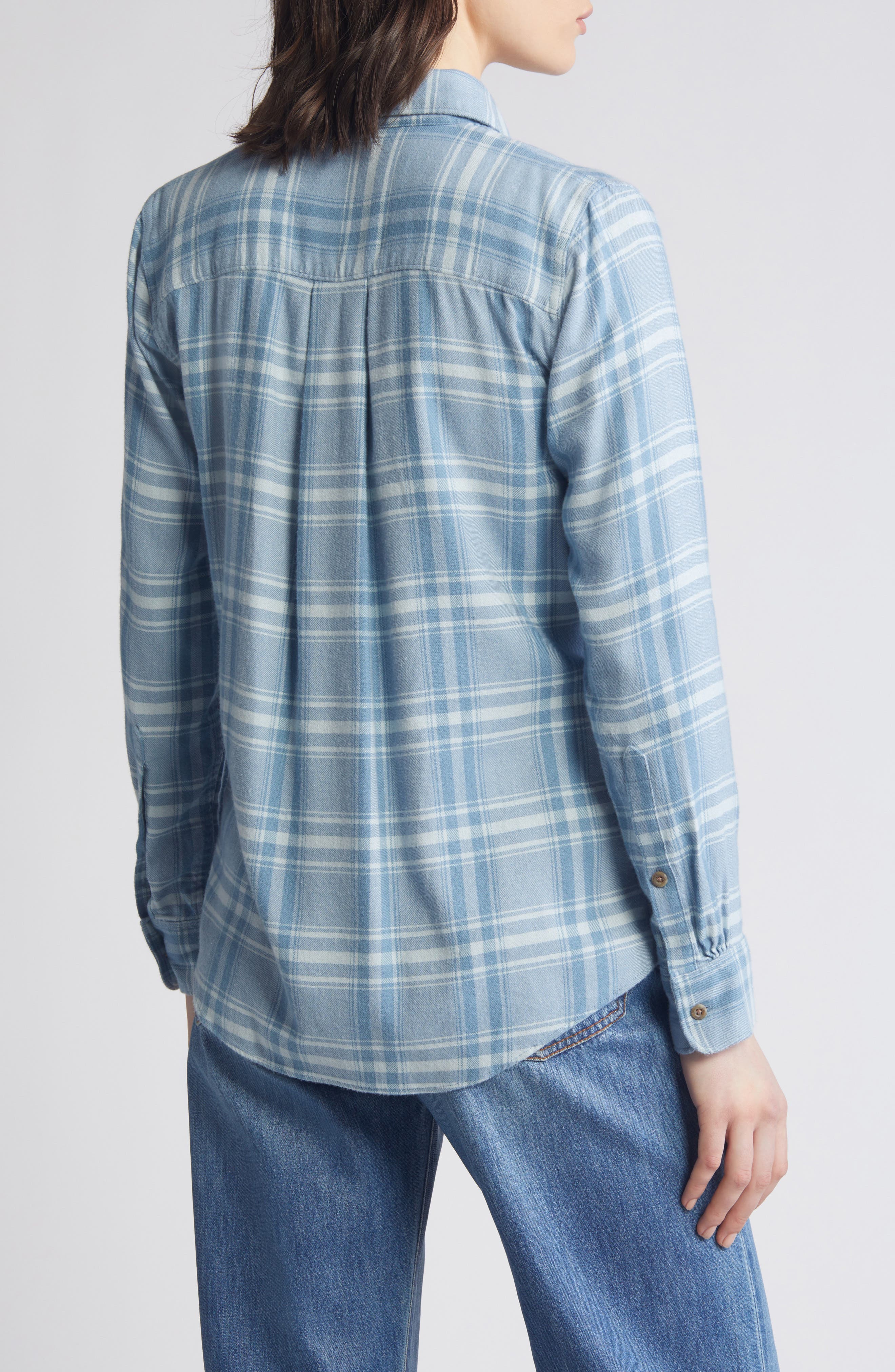 The Classic Stretch Flannel Button-Up Shirt - image 2