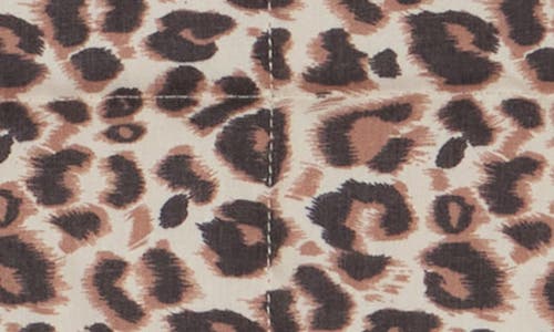 Shop Vigoss Leopard Box Quilted Jacket In Cheetah