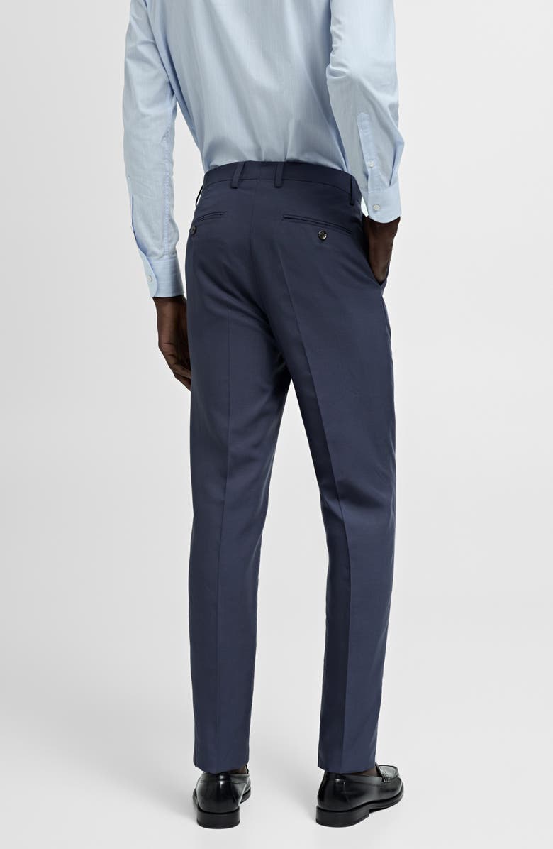 MANGO Slim Fit Pants, Alternate, color, Blue