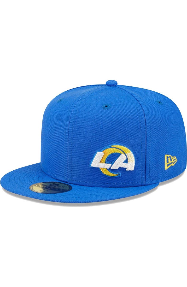 New Era Men's New Era Royal Los Angeles Rams Flawless 59FIFTY Fitted Hat, Main, color,